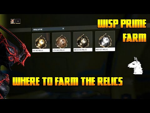 Let's Play Warframe - How to Get Wisp Prime Warframe - How to Farm