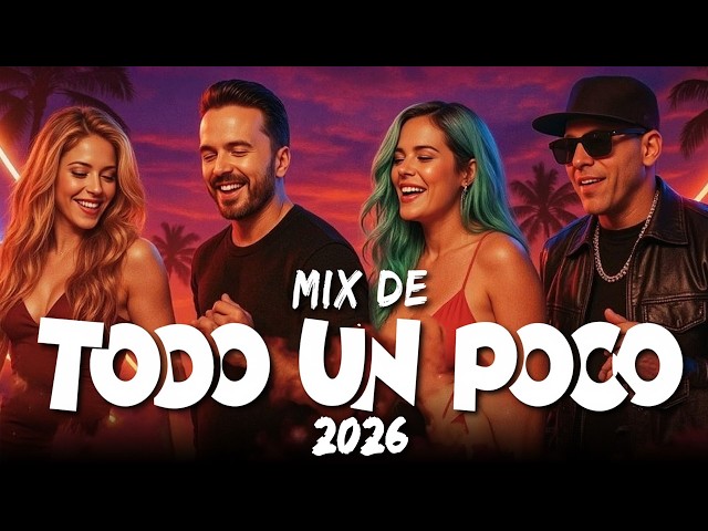 Shakira, Karol G, Feid, Luis Fonsi, Sebastian Yatra, Nacho, Daddy Yankee, Maluma | Pop Latino 2026 SDDEFAULT Thumbnail