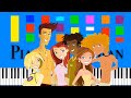 Stoked Theme Song Slow Easy Medium Piano Tutorial 4K