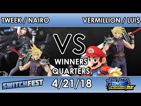 Switchfest  - Tweek / Nairo (Red) VS Vermillion / Lui$ (Blue) - Smash 4 - Winners Quarters