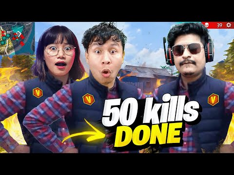 Unbelievable 50 Kills Done 😱 in High Grandmaster Rank with Gyan Bhai & Sooneeta - Tonde Gamer