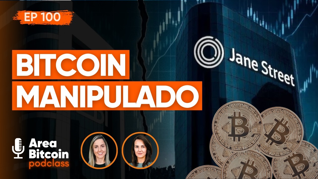 Jane Street MANIPULANDO o preço do Bitcoin? Entenda a nova polêmica da vez