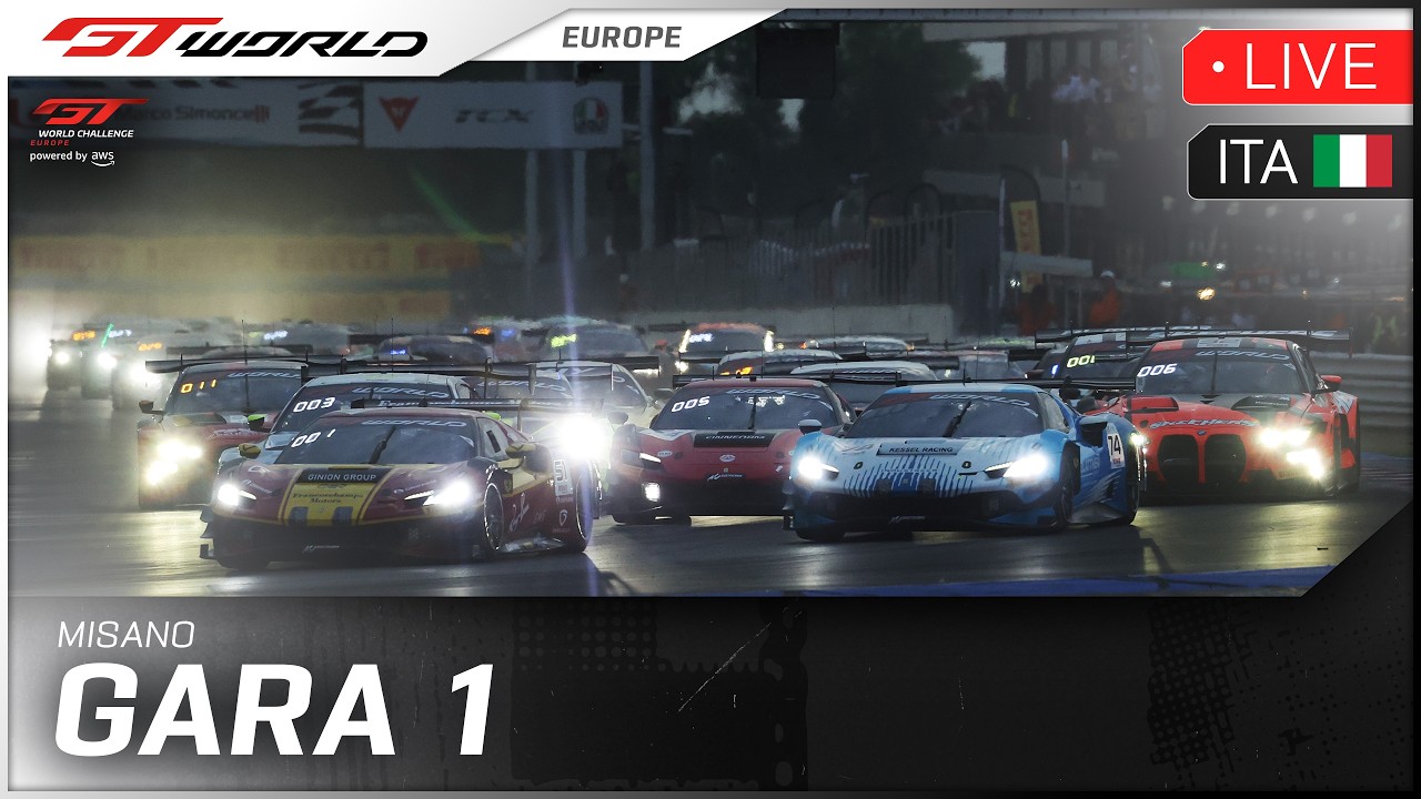 LIVE | Gara 1 | Misano | GT World Challenge powered by AWS 2026 (Italiano)