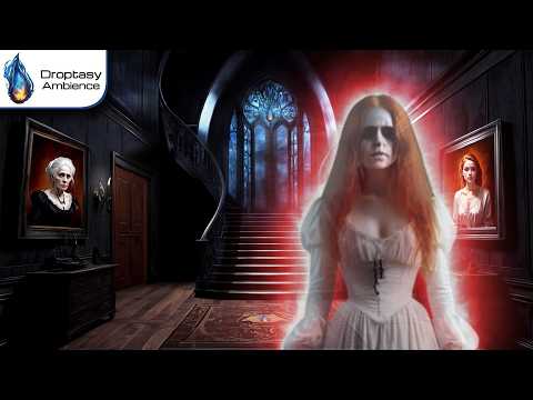Spooky Haunted Mansion 🎃 Halloween Ambience 👻 Scary Sounds of Ghosts & Noises on Thunderstorm Night