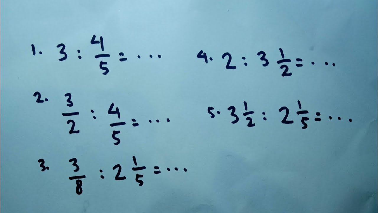 Cara mengerjakan pembagian pecahan dengan mudah - Delisa De #pembagianpecahan