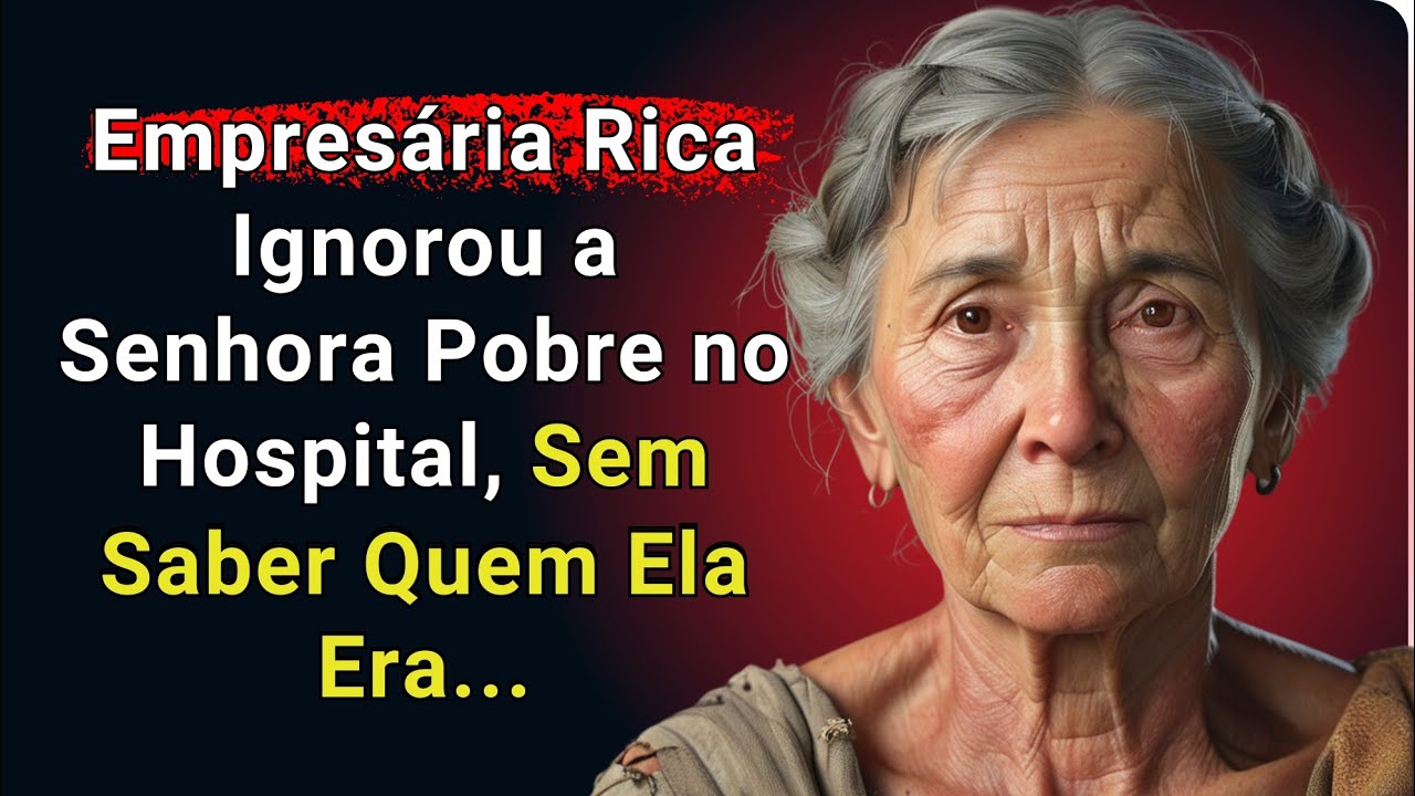 Empresária Rica Ignorou a Senhora Pobre no Hospital, Sem Saber Quem Ela Era...