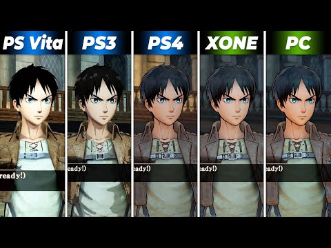 Attack on Titan | PS Vita vs PS3 vs PS4 vs Xbox One vs Windows [Graphics Comparison]