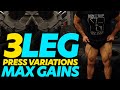 How to Leg Press | 3 Leg Press Variations for Muscle Gain