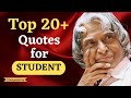 20 Quotes For Every Students Dr Apj Abdul Kalam Quotes Life Of Positivity