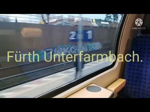 Express S Bahnlinie S1 von Nürnberg Hbf nach Erlangen diese S bahn hält nicht überall