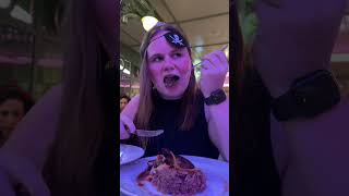 the jerk chicken was a good choice! and so was the crab cake imo!!🥩🍤 #disneydream #disneycruise