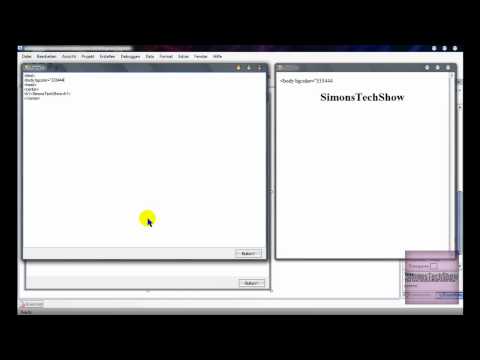 Visual Basic 2008 Html Editor Preview