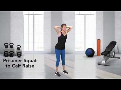 How to do a Prisoner Squat Calf Raise