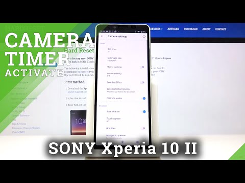 How to Add Camera Timer on SONY Xperia 10 II – Camera Settings