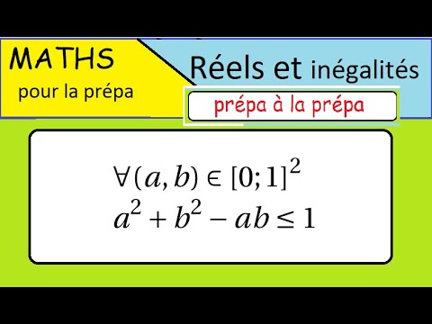 Prépa à la prépa- Inégalité - méthode 1  - apprendre à démontrer