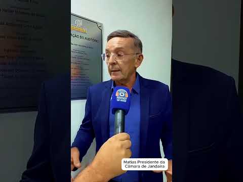 Presidente da Câmara de Jandaíra fala ao Blog do Jasão em inauguração de auditório