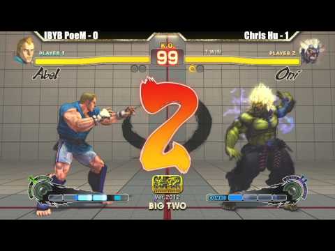 SSF4 AE 2012 IBYB PoeM vs Chris Hu - Big Two #9 Tournament