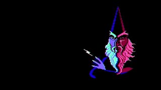 The Wrath of Manannan - King's Quest III Death Animation on Tandy/CGA/PCjr.