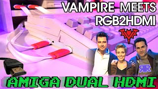 FULL Amiga HDMI on 1 cable: The FASTEST hi-res A500! Vampire + RGB2HDMI