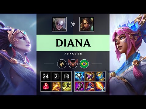 Diana Jungle vs Nidalee - BR Grandmaster Patch 25.14