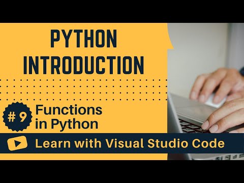 Learn With Vscode Python For Beginners 9 Functions In Python