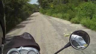 preview picture of video 'BMW f650gs Rumbo a Temozon'