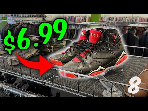 AIR JORDAN at GOODWILL for $6.99?! $20 Sneaker Collection Ep. 9