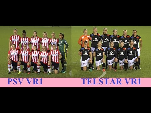 4K PSV vr1 -Telstar vr1 eredivisie vrouwenvoetbal wedstrijd 14-10-2016
