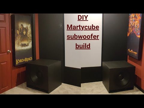 DIY Martycube subwoofers build with 18" Lavoce drivers