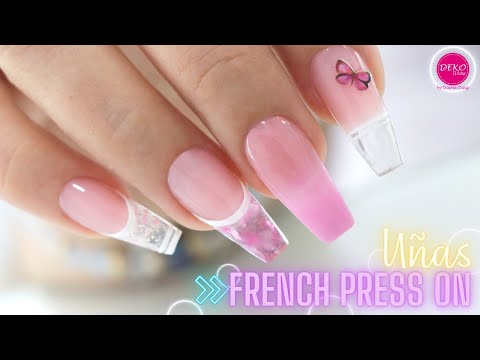 Francés con Press On ♥ Deko Uñas – French with Press On