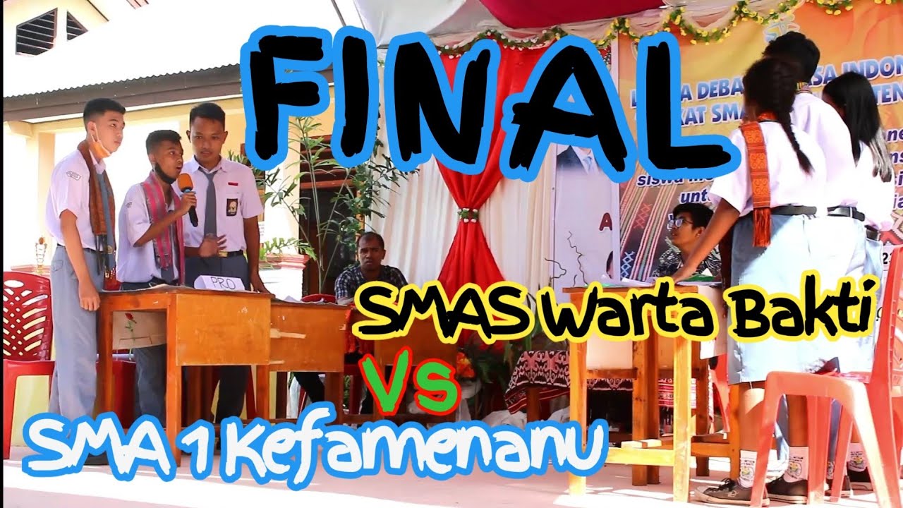 Juara 1 Debat Bahasa Inggris SMAS Warta Bakti Vs SMAN 1 Kefamenanu, TTU-NTT