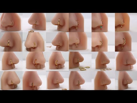Gold Daily wear nose ring design 2025 #jhalakwithideas #nosering #gold