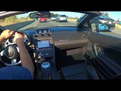 2008 Lamborghini Gallardo Spyder - Drive with Traffic
