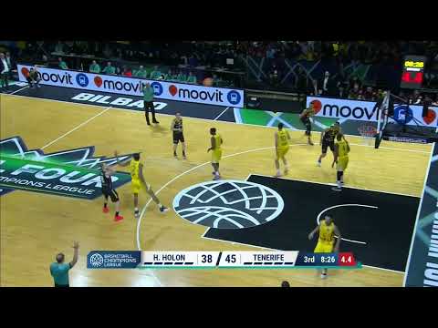 BCL semifinals: Lenovo Tenerife - Hapoel U-NET Holon 78-71 - Marcelinho Huertas 17 points