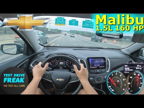 2023 Chevrolet Malibu LT 1.5T 160 HP HIGHWAY DRIVE POV RHODE ISLAND