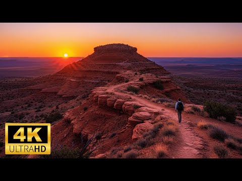 A Magical Desert Sunrise Followed by a Hike to the Top of a Red Mesa | Gloss Mountains, OK