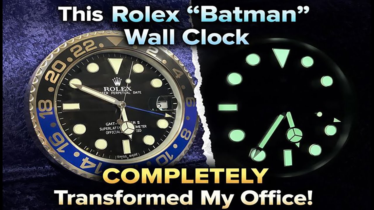 ロレックス GMTマスター II スタイル – dealer display 壁掛け時計