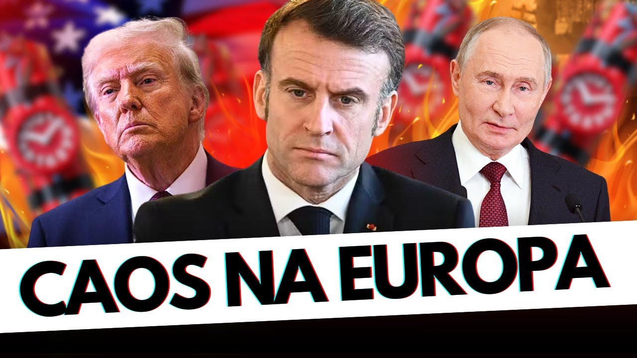 🚨MACRON FAZ NOVA AMEAÇA NUCLEAR À RÚSSIA, LÍDERES DA EUROPA SE PREPARAM PARA UMA 3GM