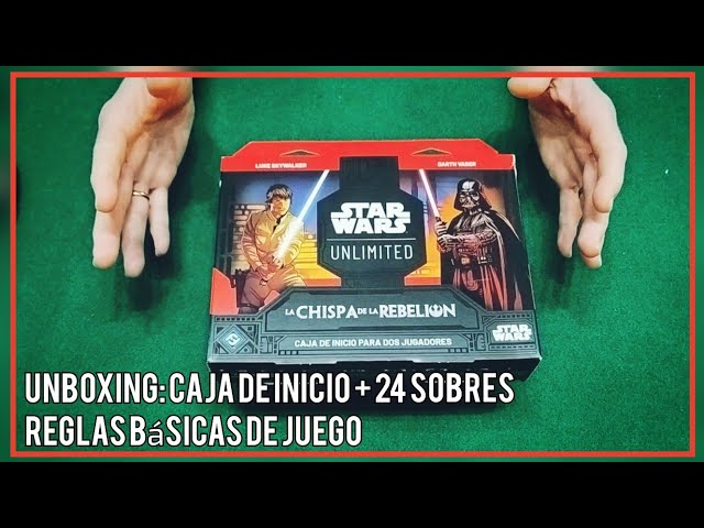Vídeo relacionado con Fantasy Flight Games Star Wars Unlimited, La Chispa de la rebelión, Caja de Inicio para Dos Jugadores, versión en español