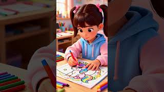 👉 Kawaii Life Libro da Colorare per Bambini 100 Pagine Facili e Carine