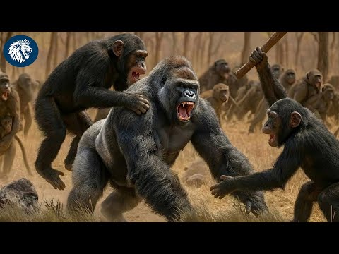 Ruanda Salvaje : Las Feroces Batallas de los Gorilas y los Chimpancés | animales salvajes