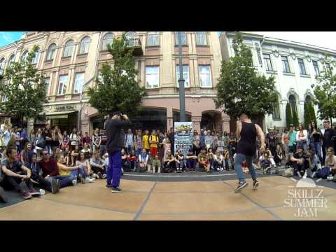 SKILLZ Summer jam 2014 11 Bboying Bboy M vs Bboy Pasha