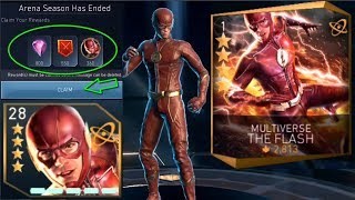 How to unlock MULTIVERSE THE FLASH. Arena Season rewards 4 stars and review.INJUSTICE 2 mobile