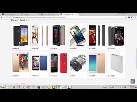 Online Selling And Buying Product (Intex aqua lions X1 plus mobile)