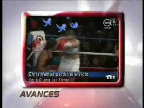 CHRIS NAMUS DERROTADA AVANCES BENDITA TV (LUEGO DE SEGUNDO 18)