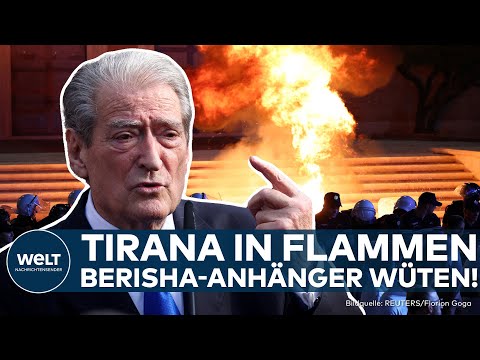 TIRANA: Albaniens Regierung unter Beschuss - Demonstranten werfen Korruption und Verbrechen vor!