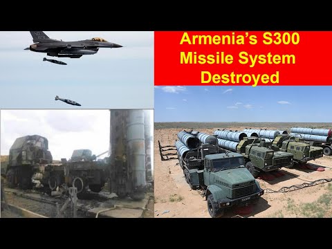 Azerbaijan Destroy Armenia's S300 Missile System