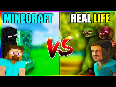 Real Life Minecraft Mobs Revealed! 😱