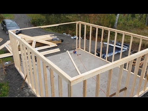 Bygger ett dubbelgarage från Internet! Del 1