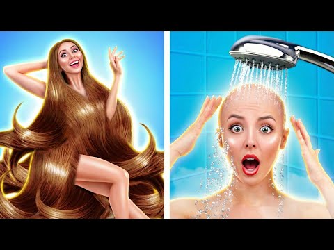 CRAZY Girly Problems With SUPER LONG HAIR! Beauty Struggles with La La Life